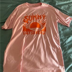 sunny days ahead oversized tee